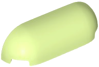 Brick Round, Curved Triple 1 x 4 x 1 in Yellowish Green