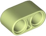 Technic Beam 1 x 2 Thick in Yellowish Green