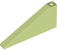 Brick Sloped 25° 1 x 8 x 3 in Yellowish Green