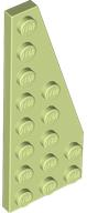 Wedge Plate 8 x 3, 22° Right in Yellowish Green