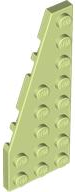 Wedge Plate 8 x 3, 22° Left in Yellowish Green