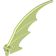 Creature Body Part, Dragon Wing 8 x 10 [Plain] in Yellowish Green