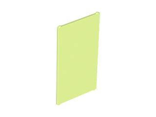 Glass for Window 1 x 4 x 6 in Yellowish Green