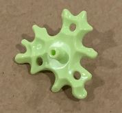 Ghost Effect Splash with Bar in Yellowish Green