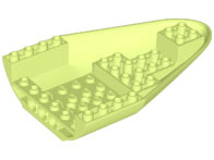 Aircraft Fuselage Curved Forward 8 x 12 x 2 Bottom in Yellowish Green