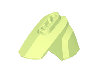 Large Figure Limb Cover, Size 4, Armor with Ball Joint Socket in Yellowish Green