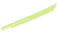 Weapon Sword, Big Blade with Bar in Yellowish Green