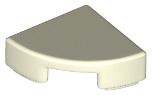Tile Round 1 x 1 Quarter in Glow In Dark White