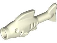 Animal, Fish [Hollow Stud Mouth] in Glow In Dark White