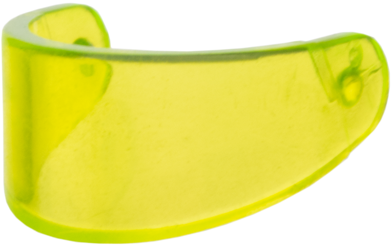 Headwear Accessory Visor For Standard Helmet in Trans-Neon Green
