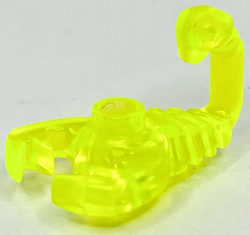 Animal, Scorpion in Trans-Neon Green