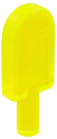Food Popsicle / Lollipop in Trans-Neon Green