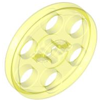 Technic Wedge Belt Wheel [aka Pulley] in Trans-Neon Green