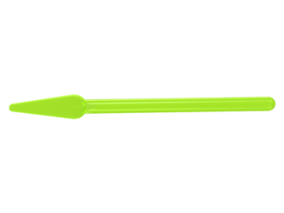 Weapon Pike / Spear Round End in Trans-Neon Green