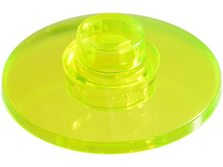 Dish 2 x 2 Inverted [Radar] in Trans-Neon Green