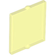 Glass for Window 1 x 2 x 2 Flat in Trans-Neon Green