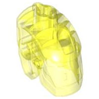 Large Figure Head Connector Block (Glatorian) in Trans-Neon Green