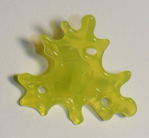 Ghost Effect Splash with Bar in Trans-Neon Green