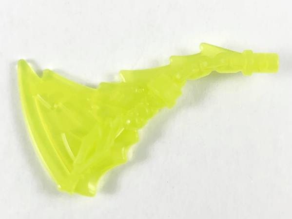 Weapon Nunchucks with Trailing Effect in Trans-Neon Green