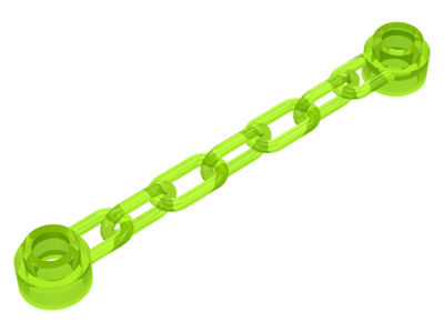 Chain 6L [5 Links] in Trans-Neon Green