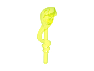 Weapon Staff (Snake) in Trans-Neon Green