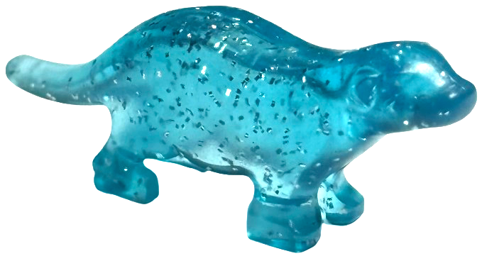 Animal, Otter [Plain] in Glitter Trans-Light Blue
