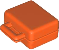 Duplo Suitcase / Bag in Reddish Orange