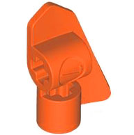 Technic Panel Fairing #7 3L Very Small Smooth, Side A in Reddish Orange