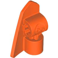Technic Panel Fairing #8 3L Very Small Smooth, Side B in Reddish Orange
