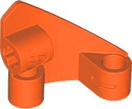 Technic Panel Fairing #9 Medium Triangle Smooth in Reddish Orange
