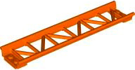Vehicle Track, Roller Coaster Straight 16L in Reddish Orange