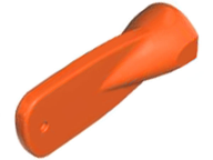 Equipment Oar / Paddle End in Reddish Orange