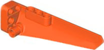 Technic Panel Fairing #5 Long Smooth, Side A in Reddish Orange