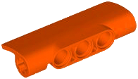 Technic Panel Fairing 2 x 5 x 1 in Reddish Orange