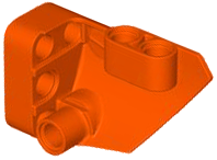 Technic Panel Fairing #1 Small Smooth Short, Side A in Reddish Orange