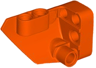 Technic Panel Fairing #2 Small Smooth Short, Side B in Reddish Orange