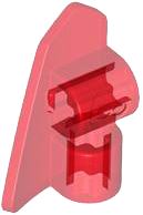 Technic Panel Fairing #8 3L Very Small Smooth, Side B in Trans-Red