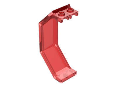 Panel 3 x 2 x 6 in Trans-Red