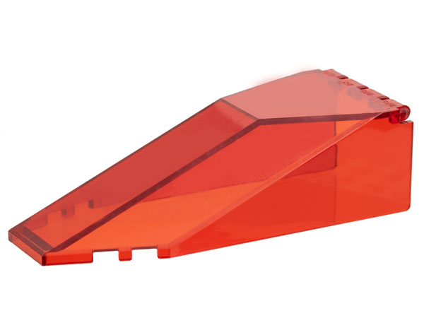 Windscreen 10 x 4 x 2 1/3 Canopy in Trans-Red