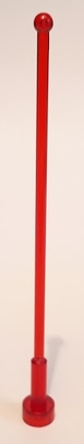 Antenna 8H Whip in Trans-Red
