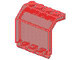 Hinge Panel 2 x 4 x 3 1/3 in Trans-Red