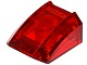 Brick Curved 2 x 2 with Lip, No Studs in Trans-Red