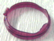Duplo Ball Tube Ring with Hinge in Trans-Red