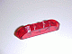 Brick Curved 1 x 4 with Sloped Ends and Two Top Studs in Trans-Red