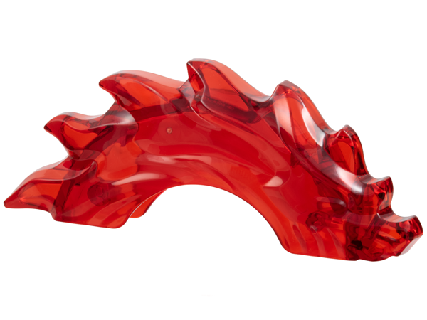 Energy Effect, Spiked Dragon for Spinner in Trans-Red