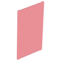 Glass for Window 1 x 4 x 6 in Trans-Red