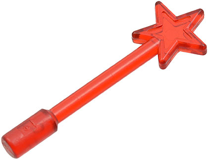 Equipment Magic Wand in Trans-Red