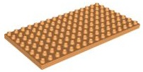 Duplo Plate 8 x 16 in Warm Yellowish Orange