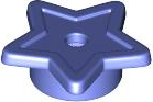 Tile, Star with Stud Holder, Pin Hole in Blue Violet