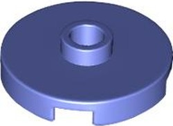 Plate Special Round 2 x 2 with Center Stud (Jumper Plate) in Blue Violet